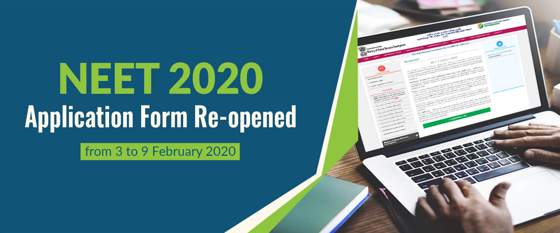NEET 2020 Application Forms Reopened